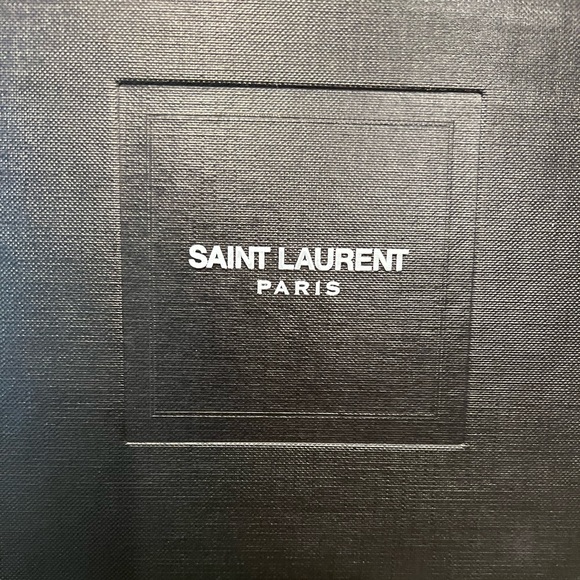 SAINT LAURENT BLACK STUDDED ESPADRILLES 39.5, NEW IN BOX - Picture 8 of 10